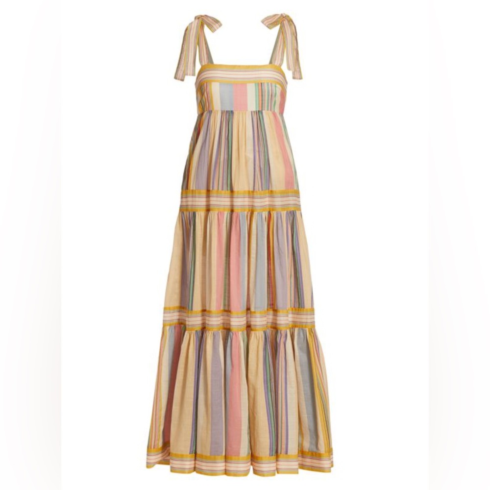 Zimmermann Mae Tie Shoulder Dress